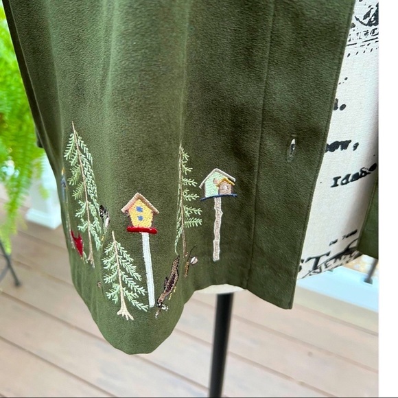 Unique Christopher & Banks Embroidered Jacket - Picture 10 of 14